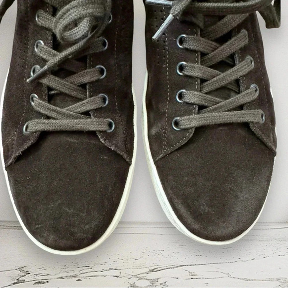 RARE TOM FORD Men's Warwick Suede Sneakers Dark Brown Size 11 - Picture 8 of 15